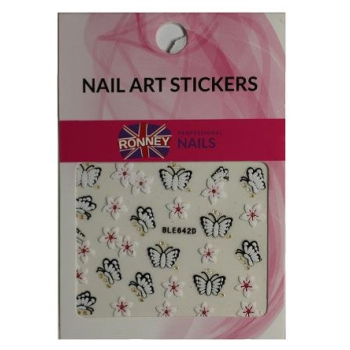 RONNEY - Naklejki na paznokcie NAILART STICKERS RN 121    